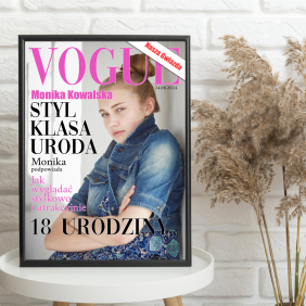 Okładka gazety plakat...