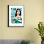 Okładka gazety plakat prezent dla kobiety na urodziny