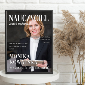 Magazyn NAUCZYCIEL - plakat, spersonalizowany prezent dla nauczyciela