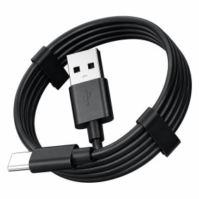 Kabel USB do USB-C Szybkie Ładowanie 2m Czarny / Biały Mocny