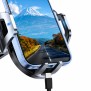 Zaciskowy Uchwyt Samochodowy na Telefon Szybę Kokpit Teleskopowy Carbon
